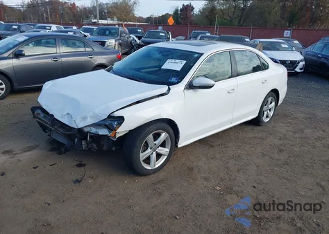 2012 Volkswagen Passat 2.0L Tdi Se из США, поврежденный, VIN 1VWBN7A31CC018146